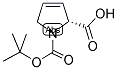 (R)-1-TERT-BUTOXYCARBONYL-2,5-DIHYDROPYRROLE-2-CARBOXYLIC ACID Struktur