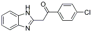 2-(1H-BENZOIMIDAZOL-2-YL)-1-(4-CHLORO-PHENYL)-ETHANONE Struktur