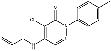 5-(ALLYLAMINO)-4-CHLORO-2-(4-METHYLPHENYL)-3(2H)-PYRIDAZINONE Struktur