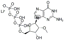 2'-O-METHYLGUANOSINE-5'-TRIPHOSPHATE LITHIUM SALT Struktur