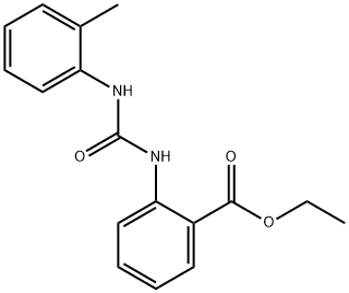 ETHYL 2-((N-(2-METHYLPHENYL)CARBAMOYL)AMINO)BENZOATE Struktur