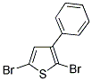 2,5-DIBROMO-3-PHENYLTHIOPHENE Struktur