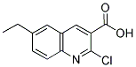 2-CHLORO-6-ETHYLQUINOLINE-3-CARBOXYLIC ACID Struktur