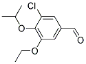 3-CHLORO-5-ETHOXY-4-ISOPROPOXYBENZALDEHYDE Struktur