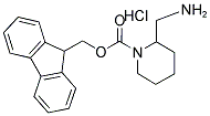 2-AMINOMETHYL-1-N-FMOC-PIPERIDINE HYDROCHLORIDE Struktur