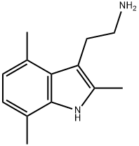 2-(2,4,7-TRIMETHYL-1H-INDOL-3-YL)-ETHYLAMINE Struktur