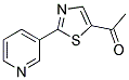 1-[2-(3-PYRIDINYL)-1,3-THIAZOL-5-YL]-1-ETHANONE Struktur