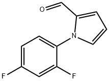 1-(2,4-DIFLUORO-PHENYL)-1H-PYRROLE-2-CARBALDEHYDE Struktur