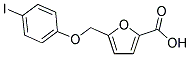 5-(4-IODO-PHENOXYMETHYL)-FURAN-2-CARBOXYLIC ACID Struktur