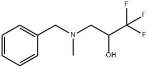 3-[BENZYL(METHYL)AMINO]-1,1,1-TRIFLUORO-2-PROPANOL Struktur