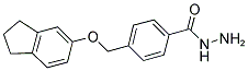 4-(INDAN-5-YLOXYMETHYL)-BENZOIC ACID HYDRAZIDE Struktur