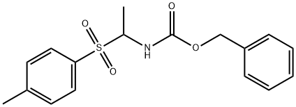 BENZYL N-(1-[(4-METHYLPHENYL)SULFONYL]ETHYL)CARBAMATE Struktur