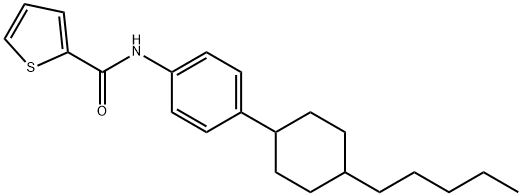 N-[4-(4-PENTYLCYCLOHEXYL)PHENYL]-2-THIOPHENECARBOXAMIDE Struktur