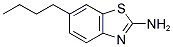 6-BUTYL-BENZOTHIAZOL-2-YLAMINE Struktur