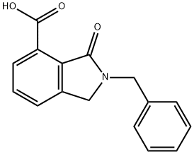 2-BENZYL-3-OXO-2,3-DIHYDRO-1H-ISOINDOLE-4-CARBOXYLIC ACID Struktur