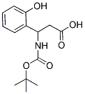 3-TERT-BUTOXYCARBONYLAMINO-3-(2-HYDROXY-PHENYL)-PROPIONIC ACID Struktur