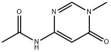 N-(1-METHYL-6-OXO-1,6-DIHYDROPYRIMIDIN-4-YL)ACETAMIDE Struktur