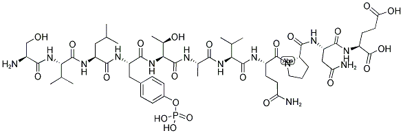 H-SER-VAL-LEU-PTYR-THR-ALA-VAL-GLN-PRO-ASN-GLU-OH Struktur