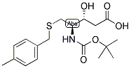 BOC-(3R,4S)CYSTA(CH 3BZL)-OH Struktur