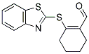 2-(BENZOTHIAZOL-2-YLSULFANYL)-CYCLOHEX-1-ENECARBALDEHYDE Struktur