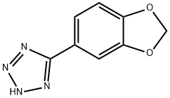 5-BENZO[1,3]DIOXOL-5-YL-2H-TETRAZOLE Struktur