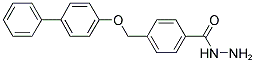 4-(BIPHENYL-4-YLOXYMETHYL)-BENZOIC ACID HYDRAZIDE Struktur