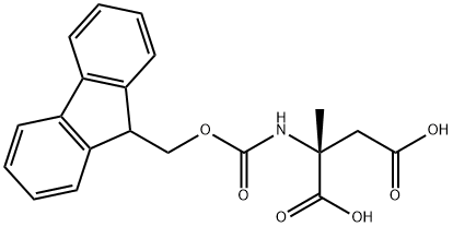 FMOC-ALPHA-METHYL-D-ASP Struktur