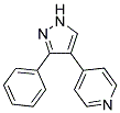 4-[3-PHENYL-1H-PYRAZOL-4-YL]PYRIDINE Struktur