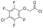 (4-CHLORO-2,3,5,6-TETRAFLUOROPHENOXY)ACETYL CHLORIDE Struktur