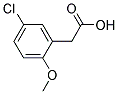 (5-CHLORO-2-METHOXYPHENYL)ACETIC ACID Struktur