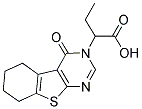 2-(4-OXO-5,6,7,8-TETRAHYDRO-4H-BENZO[4,5]THIENO[2,3-D]PYRIMIDIN-3-YL)-BUTYRIC ACID Struktur