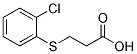 3-(2-CHLORO-PHENYLSULFANYL)-PROPIONIC ACID Struktur