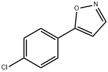 5-(4-CHLOROPHENYL)ISOXAZOLE Struktur