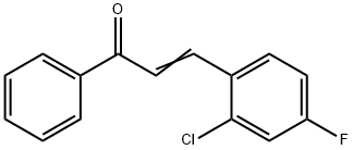 2-CHLORO-4-FLUOROCHALCONE Struktur