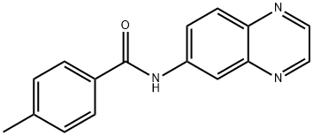 4-METHYL-N-(6-QUINOXALINYL)BENZENECARBOXAMIDE Struktur