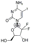 GEMCITABINE, [5-3H]- Struktur