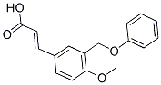 3-(4-METHOXY-3-PHENOXYMETHYL-PHENYL)-ACRYLIC ACID Struktur