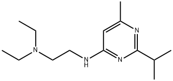 N-[2-(DIETHYLAMINO)ETHYL]-N-(2-ISOPROPYL-6-METHYL-4-PYRIMIDINYL)AMINE Struktur