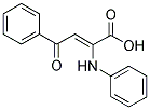 (2Z)-2-ANILINO-4-OXO-4-PHENYLBUT-2-ENOIC ACID Struktur