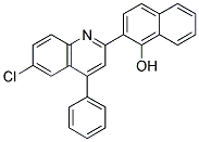 2-(6-CHLORO-4-PHENYLQUINOLIN-2-YL)-1-NAPHTHOL Struktur