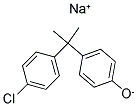 SODIUM 4-[1-(4-CHLOROPHENYL)-1-METHYLETHYL]BENZENOLATE Struktur