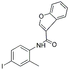 N-(4-IODO-2-METHYLPHENYL)-1-BENZOFURAN-3-CARBOXAMIDE Struktur