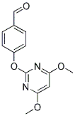 4-[(4,6-DIMETHOXY-2-PYRIMIDINYL)OXY]BENZALDEHYDE Struktur