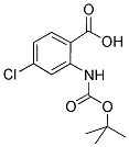 2-TERT-BUTOXYCARBONYLAMINO-4-CHLORO-BENZOIC ACID Struktur