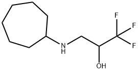 3-(CYCLOHEPTYLAMINO)-1,1,1-TRIFLUORO-2-PROPANOL Struktur