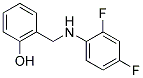 2-[(2,4-DIFLUOROANILINO)METHYL]BENZENOL Struktur