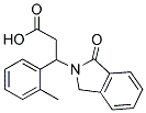 3-(2-METHYLPHENYL)-3-(1-OXO-1,3-DIHYDRO-2H-ISOINDOL-2-YL)PROPANOIC ACID Struktur