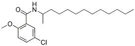 5-CHLORO-2-METHOXY-N-(1-METHYLDODECYL)BENZAMIDE Struktur