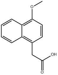 (4-METHOXY-1-NAPHTHYL)ACETIC ACID Struktur