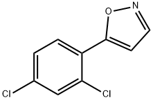 5-(2,4-DICHLOROPHENYL)ISOXAZOLE Struktur